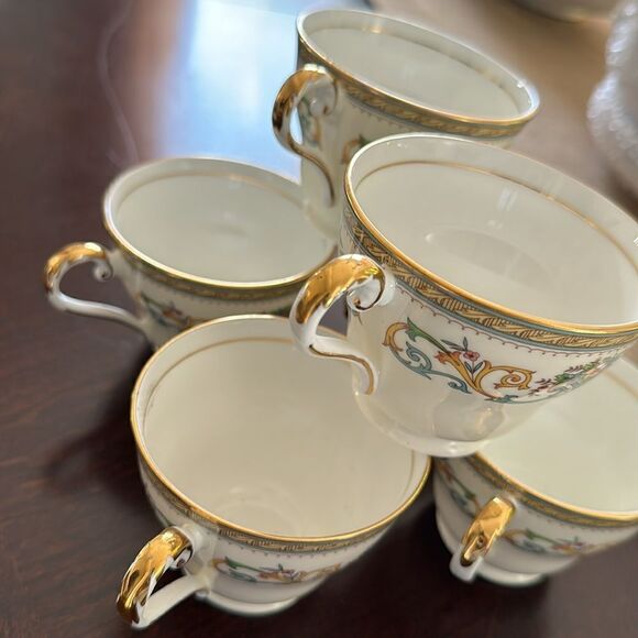 AYNSLEY Henley (6) Bone China Tea Cups - Picture 3 of 5